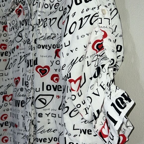 Milk & Honey Womens Button Up Lightweight Novelty Shirt - Picture 5 of 8